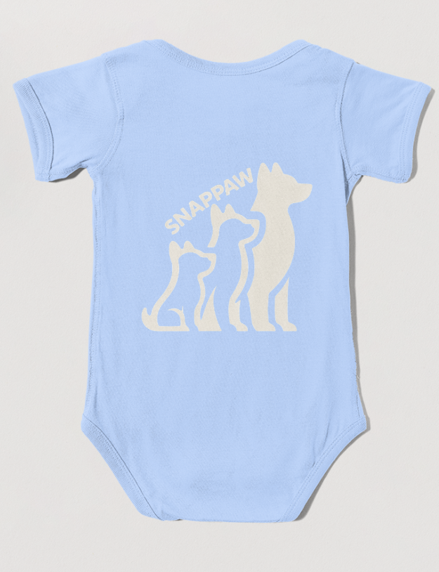 SNAPPAW baby bodysuit back